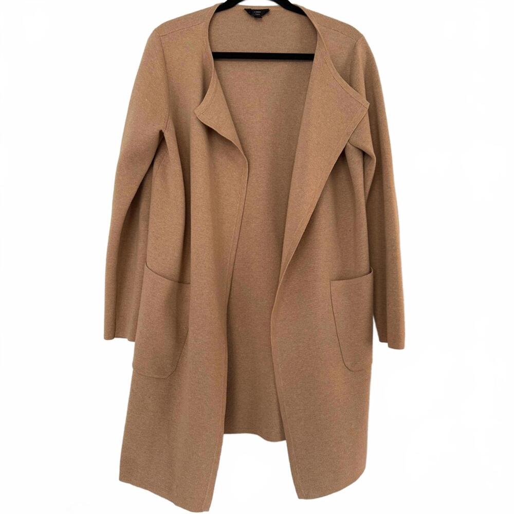 J.Crew 365 | Camel Merino Blend Duster Cardigan Coat | Size S